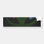 Alien Eyes Bumper Sticker