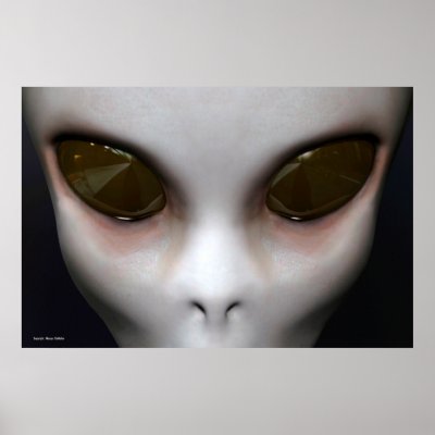 Alien eyes poster by Marcus_Clotfelter