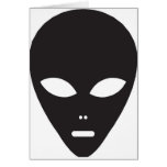 Alien Face Card