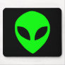 alien face green mousepads