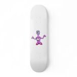 Alien Face in Heels skateboards