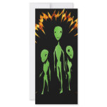 Alien Family Personalised Rack Card