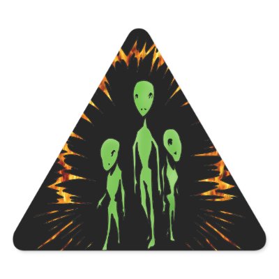 Alien Family Stickers by sagart1952