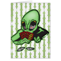Alien Gambler Cards