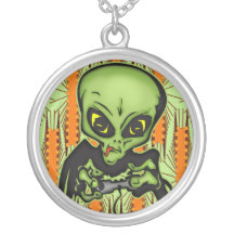 Alien Gamer Pendant