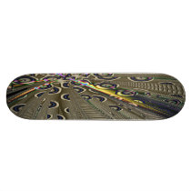 Alien Generator Abstract Art Skateboard
