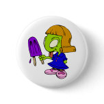 Alien Girl with Popsicle Pins