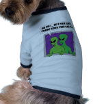 ALIEN grays Dog Tshirt