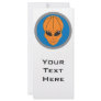 alien head basketball blue and orange custom rack cards