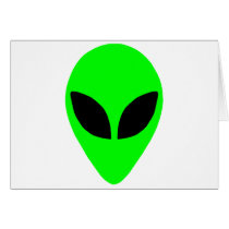 Alien Head Cards