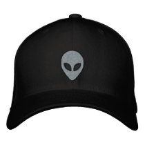 Alien Head Embroidered hat