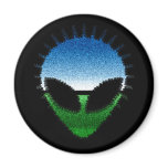 Alien Head - Glitter Face Reptilian or Grayling