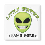 Alien Head Little Brother Fridge Magnet