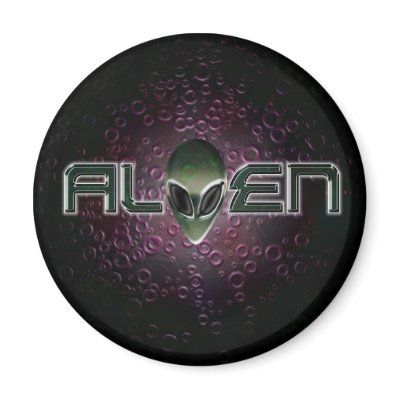 ALIEN Head logo Magnet by MDKgraphics