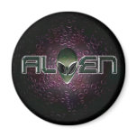 ALIEN Head logo Magnet