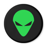 Alien Head Magnet