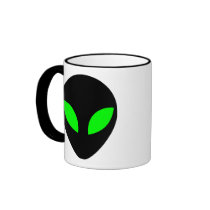 Alien Head Coffee Mug