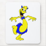 Alien in furry skirt mouse pads