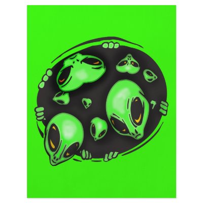 Alien Invasion Personalized Flyer by sagart1952