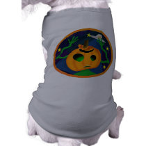 Alien Jack-O-Lantern Dog Shirts