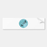 Alien Jump Bumper Stickers