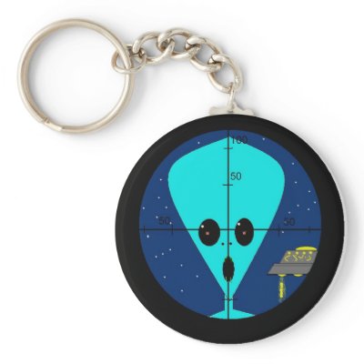 Alien Key Chain by PS_DESIGNS