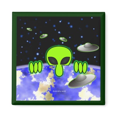 Alien Kilroy Magnet 2 by kilroyworld