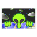 Alien Kilroy Sticker