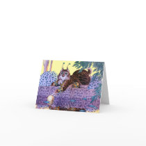 Alien Kitty Notecard