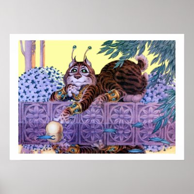Alien Kitty Poster by geo_barr