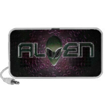 ALIEN Logo Doodle Travel Speakers