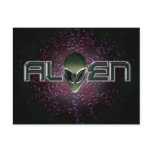 Alien logo Postcard