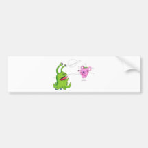 Alien Love Bumper Sticker
