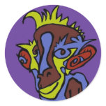 Alien Monkey stickers