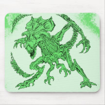 Alien mouse pad