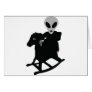 alien on rocking horse icon