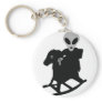 alien on rocking horse icon