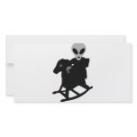alien on rocking horse icon