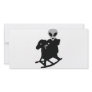 alien on rocking horse icon