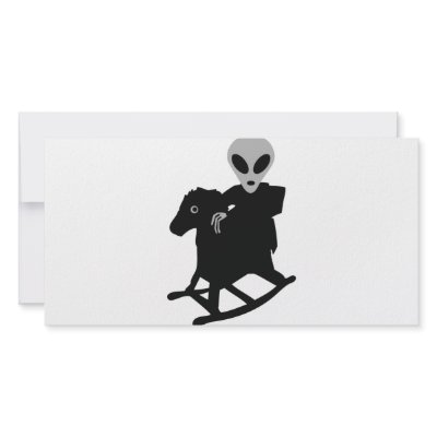 alien on rocking horse icon by TomaniacLines