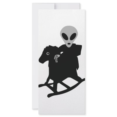 alien on rocking horse icon by TomaniacLines