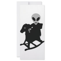 alien on rocking horse icon
