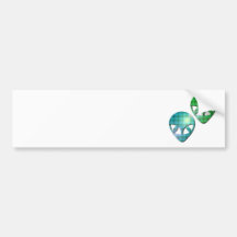 Alien Pair Bumper Sticker