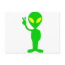 Alien Peace Sign Postcards