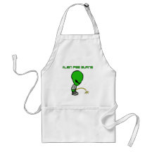 Alien Pee Burns Apron