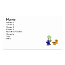 Alien Plumber Business Card Template