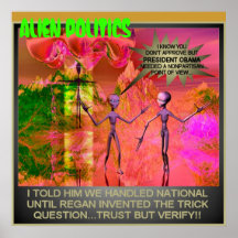 ALIEN POLITICS Poster 4