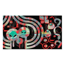 alien popsicle business card