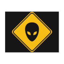 alien postcard