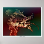 Alien print by Anjo Lafin